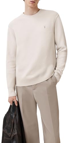 Allsaints Statten Crew Pull-Over Homme idéal pour un style urbain et décontracté