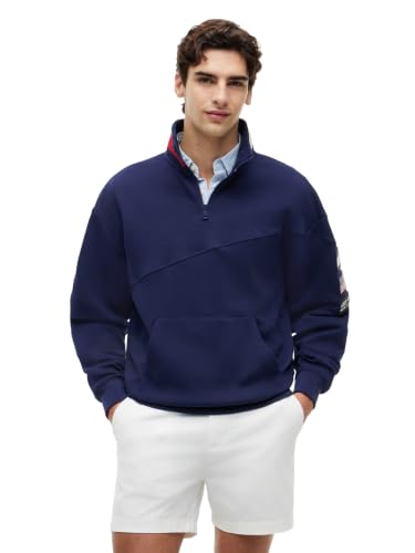 Tommy Hilfiger Men's Tommy X Us Sailgp Team Tech Quarter-zip