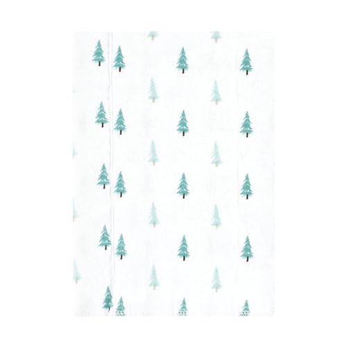 Image of Hudson Baby Unisex Baby Cotton Flannel Burp Cloths, Neutral Woodland Pals 4-Pack, One Size