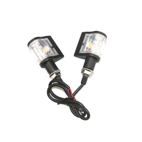 Clignotant de moto universel en aluminium noir momt de haute finition 12V 8mm