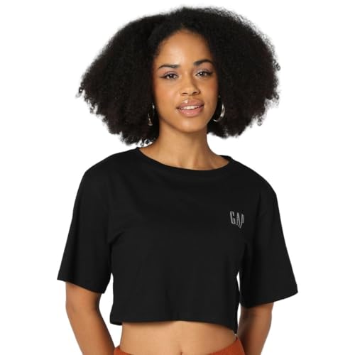 Image of GAP Women Loose Fit Short Sleeves Round Neck T-Shirt