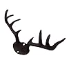 Cast iron antler hook metal clothes hanger key coat hook antler hooks wall mounted hanger antique hanging hook wall coat hooks home decor wall hanging vintage  urban country home decor