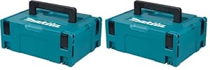 Makita – Makita 821550-0 MAKPAC Größe 2 Systemkoffer, Werkzeugkoffer,