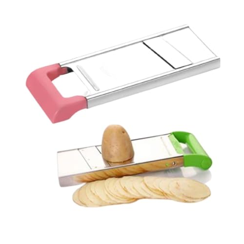 Entisia Plain Slicer - Multipurpose Spiral Slicer, Manual Potato Chips & Vegetable Cutter for Kitchen, Stainless Steel Cutting Blades Slicer for Zucchini Spaghetti Noodles, Veg Salad Maker for Kitchen (B0CXTKZMRJ) Amazon Price History, Amazon Price Tracker