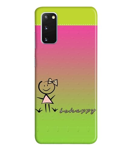 Image of Be Happy Printed Hard Back Case Cover Compatible for Samsung Galaxy A72 5G (Multicolor) - D1664