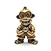 2Pic Cartoon Zodiac Monkey Figurines Miniatures Vintage Brass Animal Model Small Statue Desktop Ornament Home Decor Craft Accessories-Cartoon Monkey