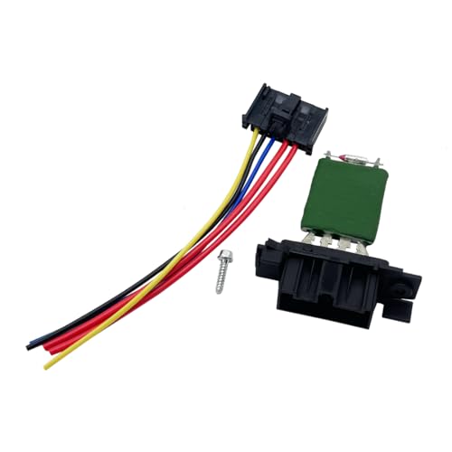 HZTWFC Résistance de ventilateur de moteur de ventilateur de ventilateur de chauffage avec la prise de harnais 13248240 77364061 55702407 Pour Citroen Jumper...