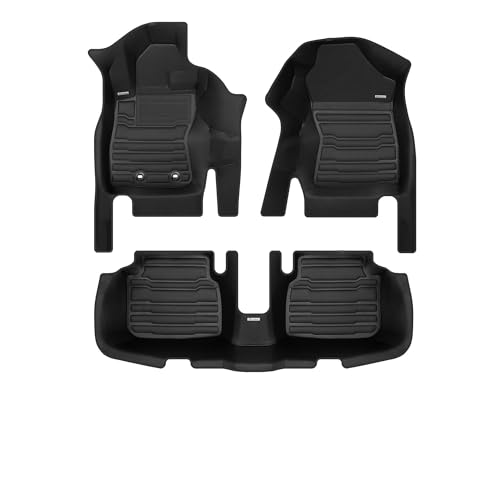 TuxMat - for Subaru Crosstrek Gas 2024-2026 Models - Custom Car Mats - Maximum Coverage All Weather Laser Measured - This Full Set Includes 1st and 2nd Rows