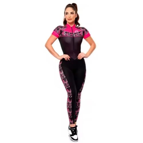 Combinaison de cyclisme respirante avec pantalon long rembourré femme