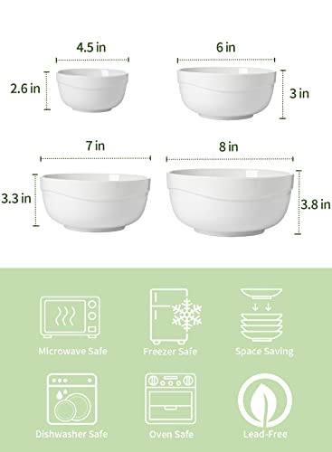 Set de 4 Tazones Cerámicos para Servir Onniyor miniatura 2
