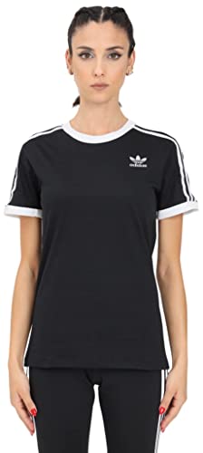 adidas Femme Adicolor Classics 3-stripes T shirt, Noir, 36 EU