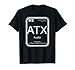 T-Shirt Austin Tavola periodica Live Music Capital Gift Maglietta