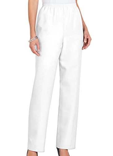 Alfred Dunner Petite Polyester Pull On Pants Medium Length