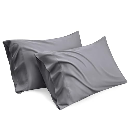 Bedsure King Size Pillow Cases Set of 2, Rayon Derived from Bamboo