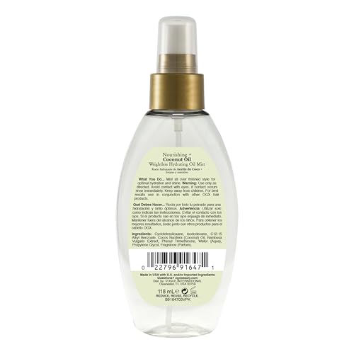 OGX Nourishing Coconut Oil Weightless Hydrating Oil Mist 4oz