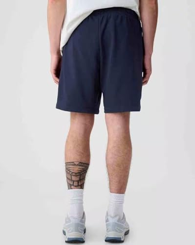 Image of Gap Men Embroidered Standard Fit Mid Rise Shorts