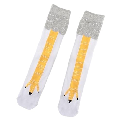 Dickly 1 par de calcetines de pierna de pollo, calcetines novedosos, regalos divertidos para fiesta de actuación, Cosplay, 45cm B