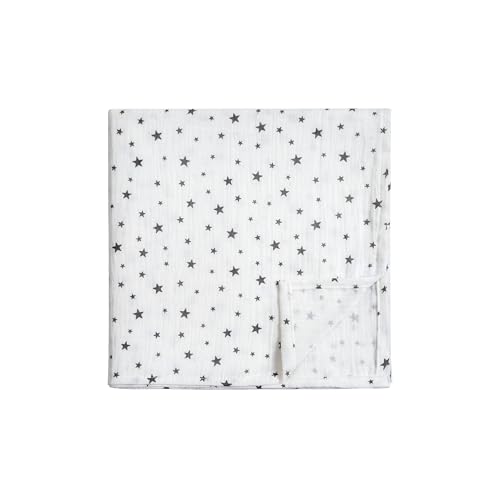 Muslin Swaddle Blanket (Star Print)