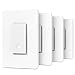 TREATLIFE 3 Way Smart Switch 4 Pack, Neutral Wire Required, 2.4GHz WiFi Smart Light Switch Works with Alexa and Google Home, Remote Control, FCC Certified, No Hub Required