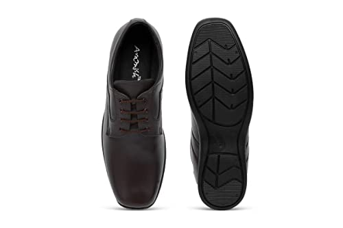 Image of ARAMISH Men's Genuine Leather Lace Up Office Formal Shoes