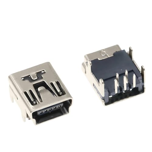 Conectores DIP de ángulo recto tipo B de 5 pines para ahorrar espacio en placa