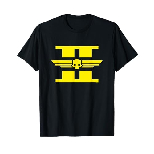 Helldivers 2 Sony PlayStation Videospiel-Gelb-Symbol-Logo T-Shirt