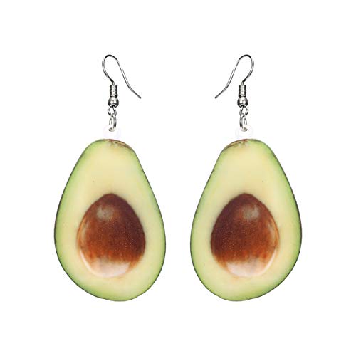 Boucle d'oreilles de fruit acrylique hami melon pendantes pour femme