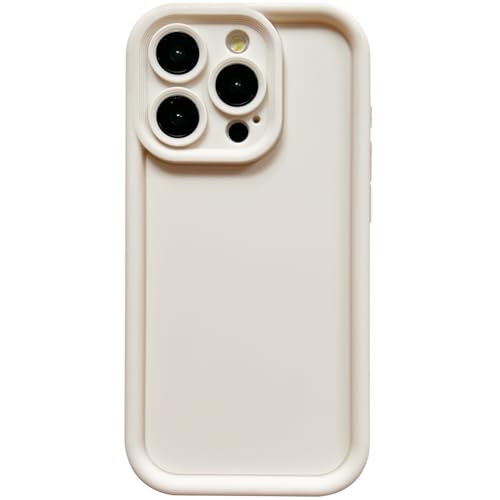 Image of Puxicu Slim Case for iPhone 16 Pro Max, Enhanced Camera Protection, Shockproof Skin-Friendly Touch Soft Case Cover for iPhone 16 Pro Max Phone 6.9 inch, White