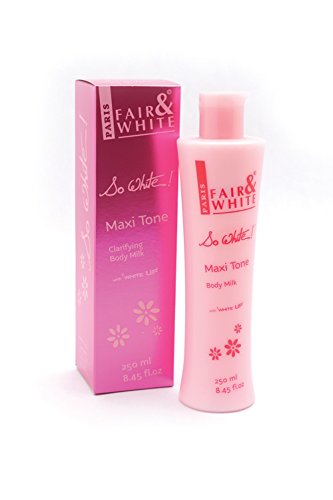 Fair & White So White Maxi Tone Clarifying Body Milk with 1.9% Hydroquinone, 250ml / 8.45fl.oz.
