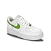 Nike Air Force 1 '07 WMNS Sneakers, White/Action Green, Size 6