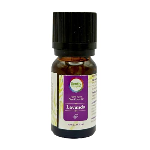 Aceite Esencial de Lavanda 100% Puro – 10 ml | Aroma Calmante y Relajante | Origen Francia – Sentio Terapias