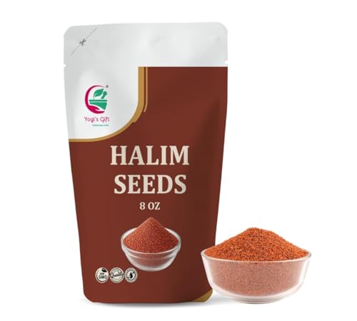 Halim Seeds 8 oz Garden Cress Seed for Eating Aliv Seeds Premium Garden Cress for Eating Drinks & Daily Use By Yogis Gift