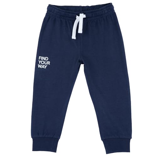 Chicco Pantalones Deportivos de Algodón, Unisex niños, Azul (1), 9 meses, Diseñado en Italia