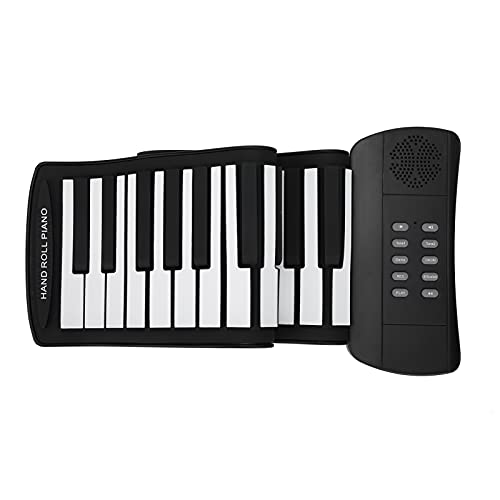 Roll Up Piano, Piano à main en silicone Design portable et pliable avec un port pour casque pour les écoles à usage… - Les Beatles, Paul McCartney, John Lennon, RIngo Starr, George Harrison Roll Up Piano, Piano à main en silicone Design portable et pliable avec un port pour casque pour les écoles à usage…