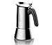 Bialetti 1683 Venus Espressokocher für induktion, Stahl, Silber, 0,4 l, 6 Tassen