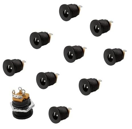 See full amazon price history chart for KITS4CREATORS 12V DC Socket Female 3pin DC Power Jack Connector DC022 5.5x2.5mm 3 Pin Plastic Female DC Power Jack Socket Connector Pack Of 10 Pcs KITS4CREATORS 12V DC Socket Female 3pin DC Power Jack Connector DC022 5.5x2.5mm 3 Pin Plastic Female DC Power Jack Socket Connector Pack Of 10 Pcs (B0CPT8QHLW) Amazon Price History, Amazon Price Tracker