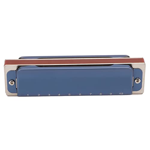 Harmonica 10 Trous, Ton précis Harmonica Orgue à Bouche Fuller Sound Prévention du vieillissement étanche pour Les Cadeaux(Bleu) - Les Beatles, Paul McCartney, John Lennon, RIngo Starr, George Harrison Harmonica 10 Trous, Ton précis Harmonica Orgue à Bouche Fuller Sound Prévention du vieillissement étanche pour Les Cadeaux(Bleu)