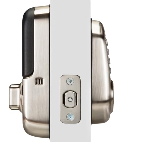 Yale Assure Lock with Z-Wave, Satin Nickel Smart Keypad Deadbolt Lock Works with Ring Alarm, Samsung SmartThings, (Hub Required, Sold Separately), ‎YRD216-ZW2-619 thumbnail 2