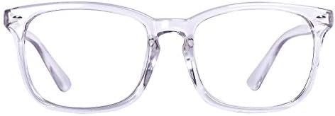 MAXJULI Blue Light Blocking Glasses,Computer Reading/Gaming/TV/Phones Glasses for Women Men 6100