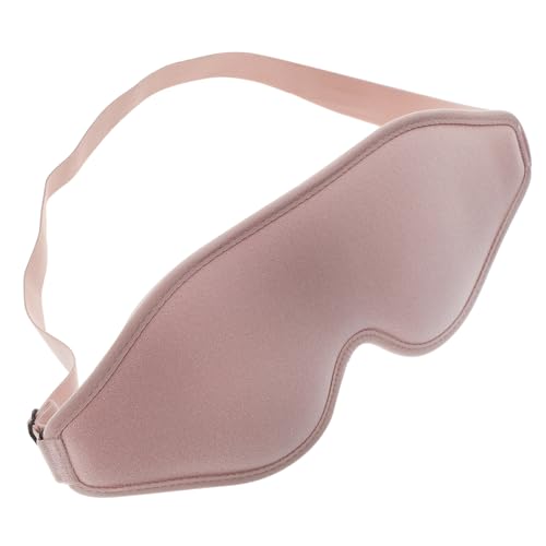 MOLUCKFU お昼寝アイマスク 遮光アイカバー シルクアイ 遮光アイマスク 寝る sleeping mask sleep mask 低反発アイマスク 携帯用スリーピングマスク 低反発素材 ピンク
