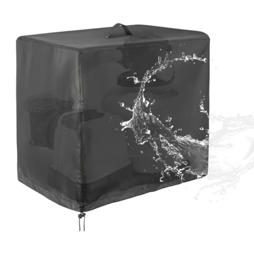 DAWCBVJQ Copertura Motore Piscina,Protezione Pompa Piscina - Facile Installazione Resistente Agli Agenti Atmosferici Protezione Da Detriti Sicurezza Animali Domestici E Bambini Inverno