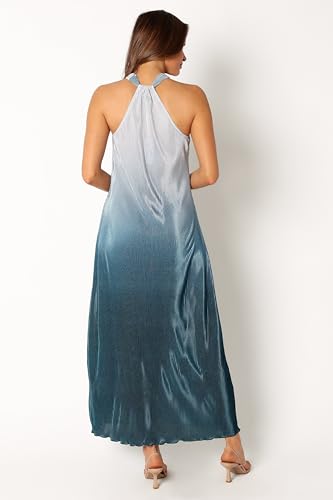 Image of Petal & Pup Women's Melody Plisse Halter Maxi Dress
