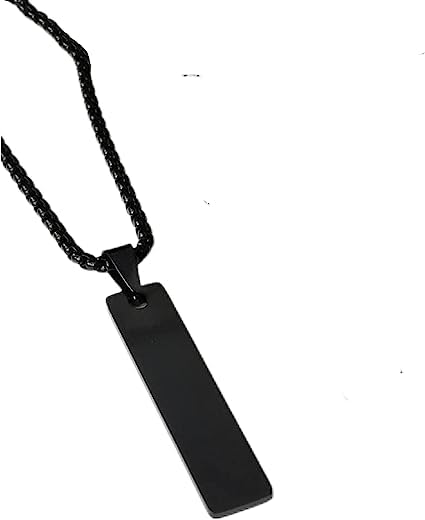 See full amazon price history chart for instaZONE High Polishing Stainless Steel Mini Black Color Dog Tag Pendant Necklace with 24inch Round Box Chain for Men & Boy instaZONE High Polishing Stainless Steel Mini Black Color Dog Tag Pendant Necklace with 24inch Round Box Chain for Men & Boy (B0C7WKKFGZ) Amazon Price History, Amazon Price Tracker