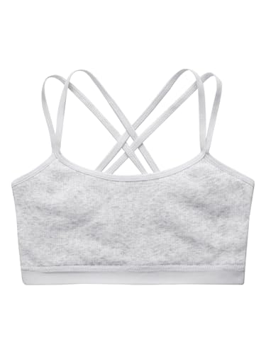 Kids Girls Gymnastics Camisole Crop Top Seamless Yoga Sports Training Bra Camisole Vest Dance Bralette3