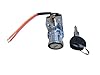 Battery Ignition Switch with 2 Keys for Motorcycle, Battery Key, Electric Bike, Scooter, Electric Bike Lock Accessories, Electric Bike Key, Universal Battery Key #1