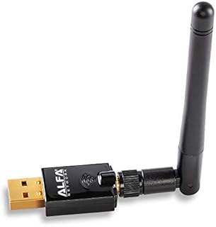 ALFA Network AWUS036ACS Wide-Coverage Dual-Band AC600 USB Wireless Wi-Fi Adapter w/ High-Sensitivity External Antenna - Windows, MacOS & Kali Linux Supported