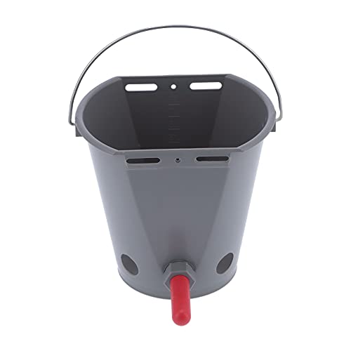 Mangeoire veau 8L plastique alimentaire pour stopper le stress de l'allaitement