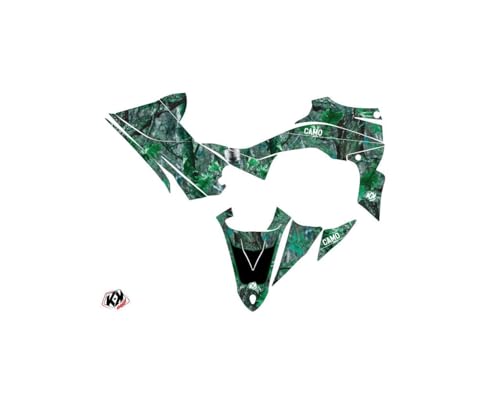 Kit déco quad Yamaha 450 YFZ R autocollant camouflage vert - 2