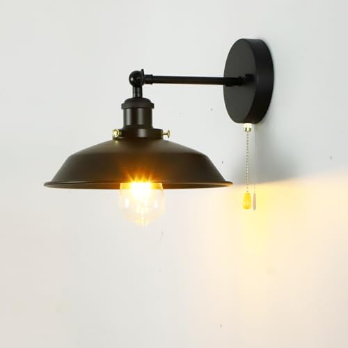 E27 Apliques de Pared Vintage Industrial e Iluminación de Interior para Sala de Estar 6
