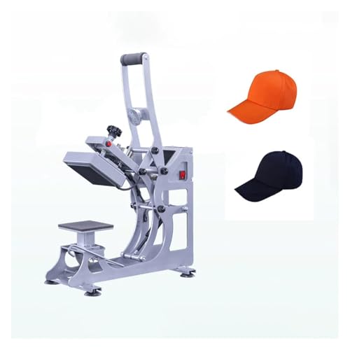 Prensa Termica, Impresora de prensado en caliente portátil 2 en 1, máquina impresora de transferencia por sublimación de sombreros, máquina impresora de gorras 8*14CM 12*12cm para camisetas, bolsos y